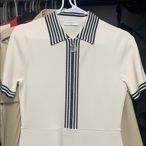 Sandro Paris Polo Style Knitted Dress